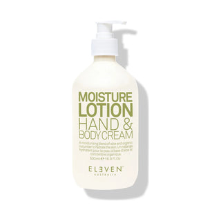 ELEVEN AUSTRALIA MOISTURE LOTION HAND & BODY CREAM 500ml - MV hair and beauty