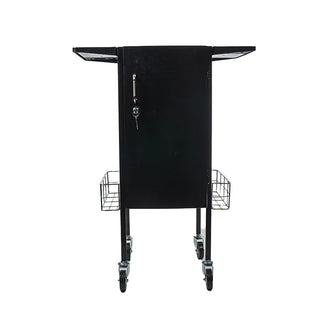 SALON & CO The Fort Knox 5 Drawer Lockable Trolley Metal - MV hair and beauty