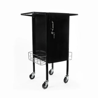 SALON & CO The Fort Knox 5 Drawer Lockable Trolley Metal - MV hair and beauty