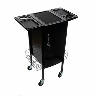 SALON & CO The Fort Knox 5 Drawer Lockable Trolley Metal - MV hair and beauty