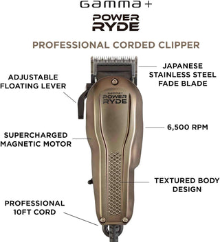 Gamma+ Power Ryde Clipper - MV hair and beauty
