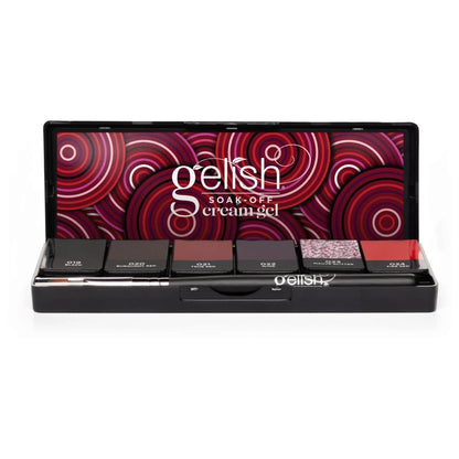 Gelish Cream Gel Solid Cream Gel Polish Palette Getting Reddy - MV hair and beauty