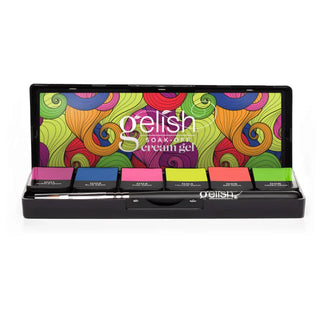 Gelish Cream Gel Solid Cream Gel Polish Palette Neon & On & On - MV hair and beauty