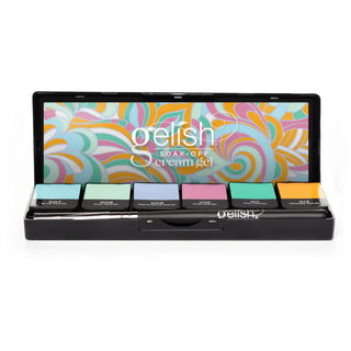 Gelish Cream Gel Solid Cream Gel Polish Palette Pretty Pastels - MV hair and beauty