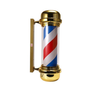 Gold Barber Pole (19cm) - MV hair and beauty