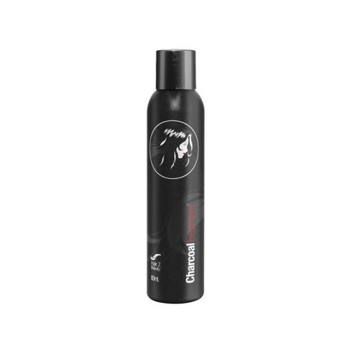 7-Piece Hair 2 Beauty Charcoal Care Pack Charcoal Treatment in black bottle for healthy hair care.