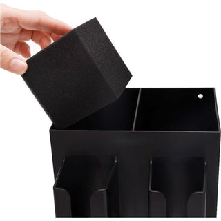 Hair Clipper, Scissors & Hair Dryer Holder (Black) - MV hair and beauty