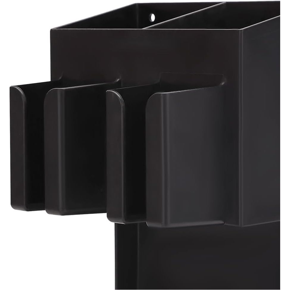 Hair Clipper, Scissors & Hair Dryer Holder (Black) - MV hair and beauty