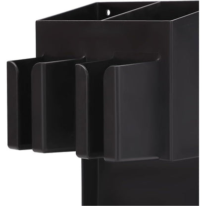 Hair Clipper, Scissors & Hair Dryer Holder (Black) - MV hair and beauty
