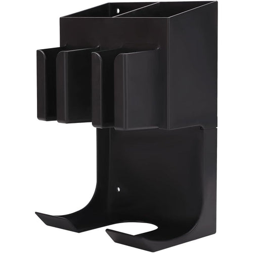 Hair Clipper, Scissors & Hair Dryer Holder (Black) - MV hair and beauty