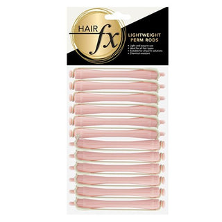 Hair FX Lightweight Perm Rods 12pk Pink - MV hair and beauty