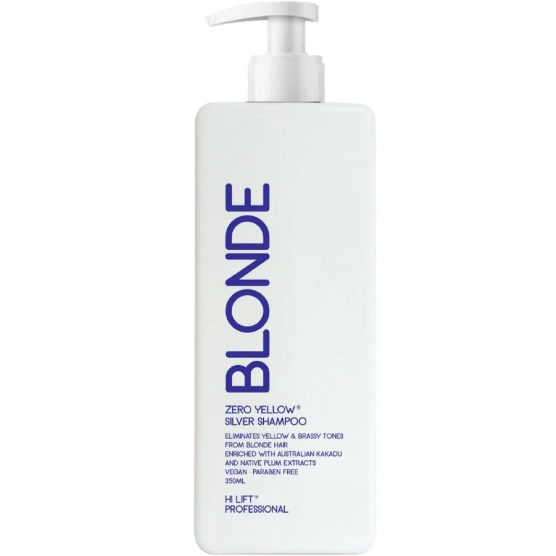 Hi Lift Blonde Zero Yellow Silver Shampoo