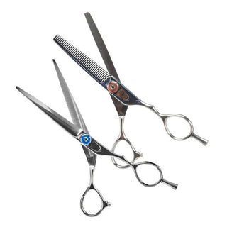 Iceman Kansai 6.5" Hairdressing Scissors and Thinner Set - MV hair and beauty