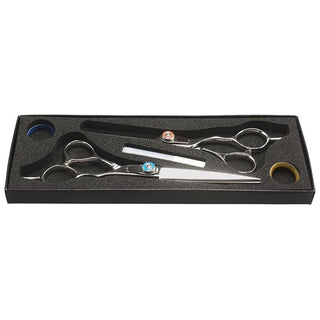 Iceman Kansai 6.5" Hairdressing Scissors and Thinner Set - MV hair and beauty