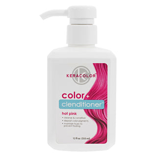 Keracolor Color Clenditioner Colour Shampoo Hot Pink 355ml - MV hair and beauty