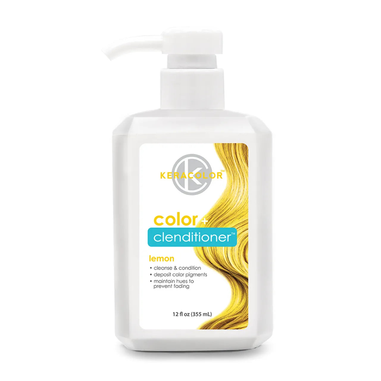 Keracolor Color Clenditioner Colour Shampoo Lemon 355ml - MV hair and beauty