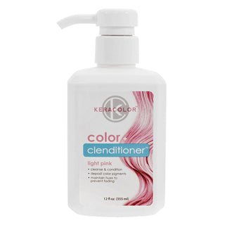 Keracolor Color Clenditioner Colour Shampoo Light Pink 355ml - MV hair and beauty