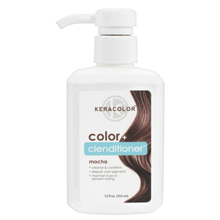 Keracolor Color Clenditioner Colour Shampoo Mocha 355ml - MV hair and beauty