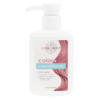 Keracolor Color Clenditioner Colour Shampoo Rose Gold 355ml - MV hair and beauty