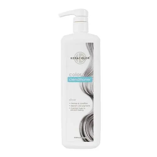 Keracolor Color Clenditioner Colour Shampoo Silver 1000ml - MV hair and beauty