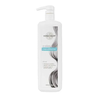 Keracolor Color Clenditioner Colour Shampoo Silver 1000ml - MV hair and beauty