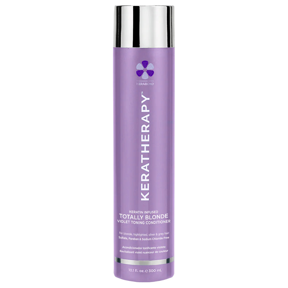 Keratherapy Totally Blonde Violet Toning Conditioner 300ml - MV hair and beauty