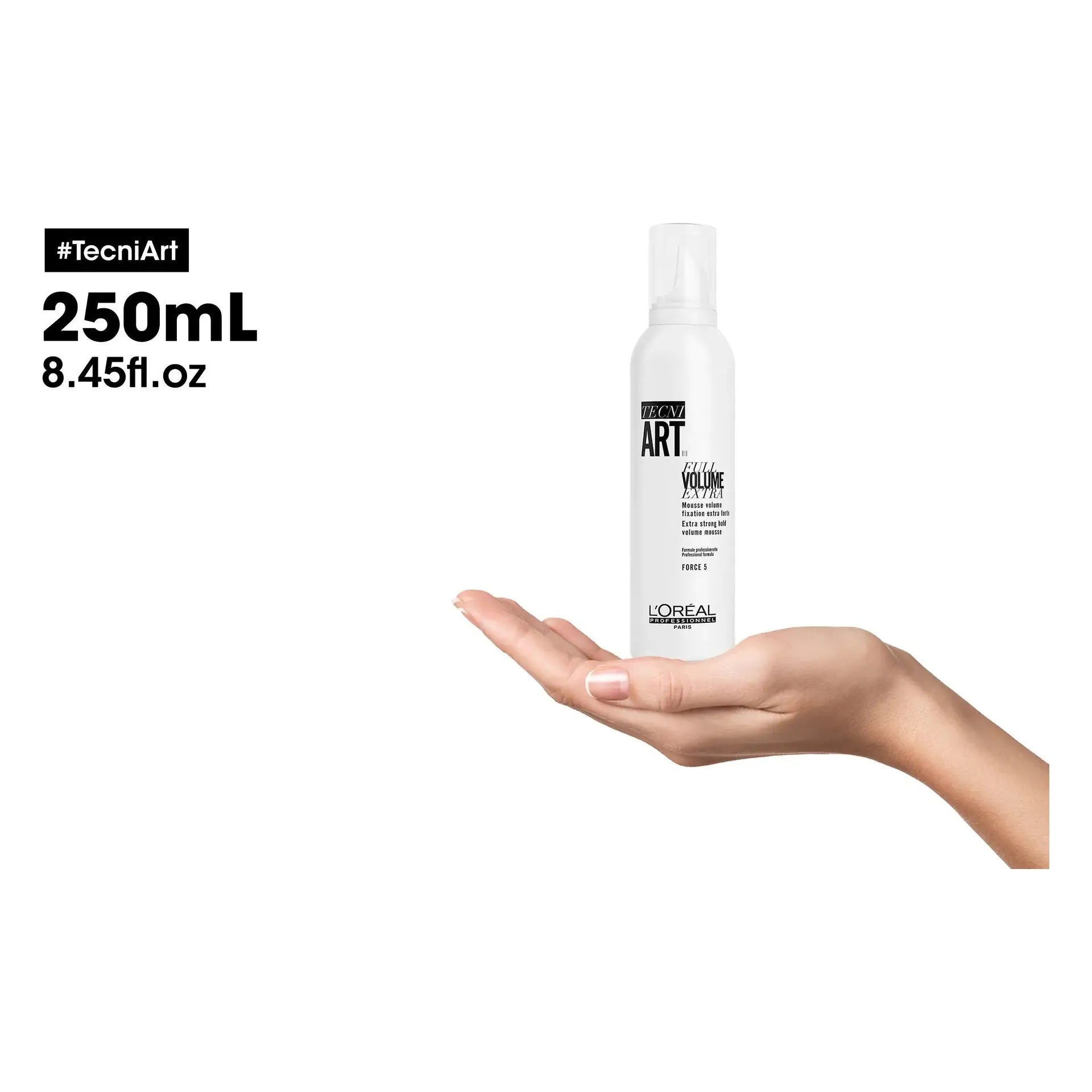 L'Oréal Professionnel Tecni Art Extra Full Volume Hold Mousse 250ml - MV hair and beauty