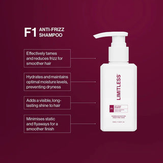 Limitless F1 Anti-Frizz Shampoo 100ml - MV hair and beauty