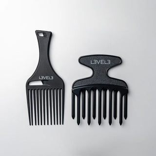 L3VEL3  Hair Pick Comb Set - 2 Pcs - MV hair and beauty