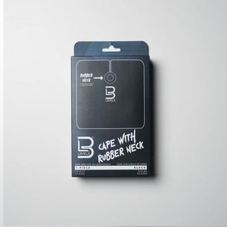 L3VEL3  Professional Rubber Neck Cutting Cape Black - MV hair and beauty