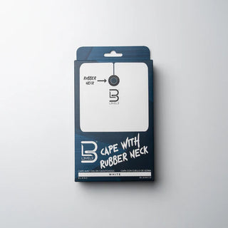 L3VEL3  Professional Rubber Neck Cutting Cape White - MV hair and beauty