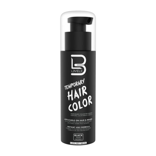 L3VEL3 Temporary Hair Colour - Black 100ml