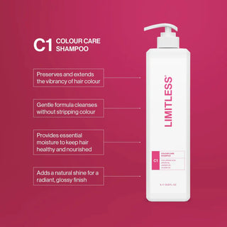 Limitless C1 Colour Care Shampoo 1L - MV hair and beauty