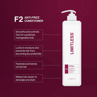 Limitless F2 Anti-Frizz Conditioner 1L - MV hair and beauty