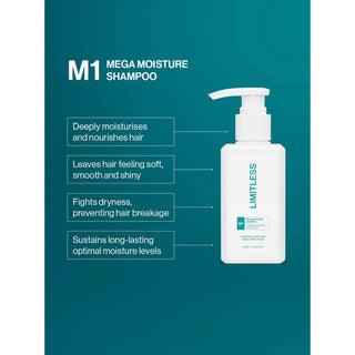 Limitless M1 Mega Moisture Shampoo 100ml - MV hair and beauty