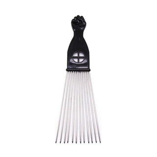 Long Afro Comb Black Handle