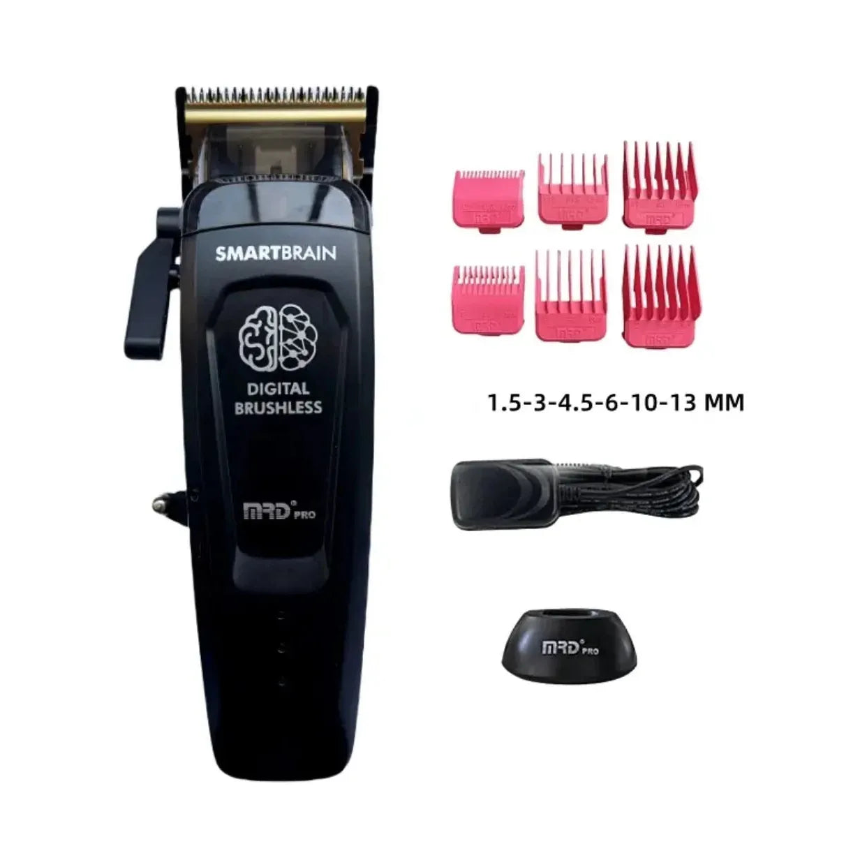 Moreda MRD Professional Cordless Brushless Motor Metal Clipper