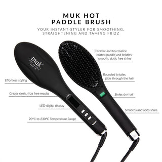 MUK HOT PADDLE BRUSH - MV hair and beauty