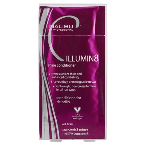 Malibu C ILLUMIN8 Shine Conditioner 12ml Sachet - MV hair and beauty