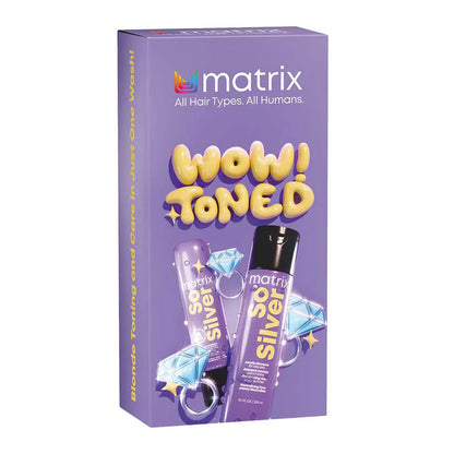 Matrix Total Results So Silver Duo Pack 300ml - MV hair and beauty