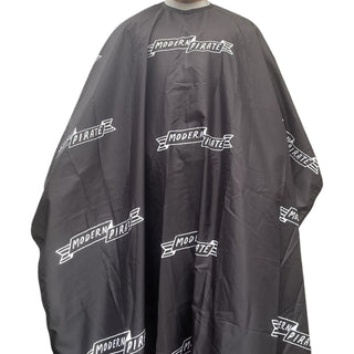 Modern Pirate Cutting Cape - Black - MV hair and beauty