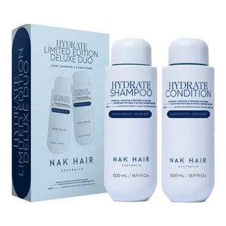 NAK Hydrate Shampoo and Conditioner Duo 500ml - MV hair and beauty