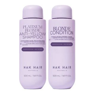 Nak Hair Blonde Plus Shampoo & Conditioner 500ml Duo - MV hair and beauty