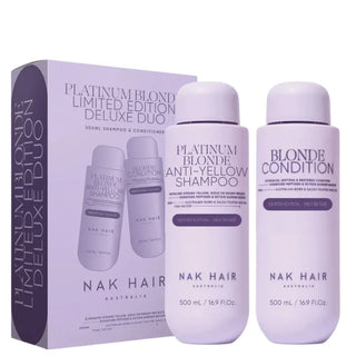 Nak Hair Blonde Plus Shampoo & Conditioner 500ml Duo - MV hair and beauty