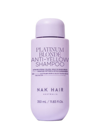 Nak Signature Platinum Blonde Anti-Yellow Shampoo 350ml - MV hair and beauty