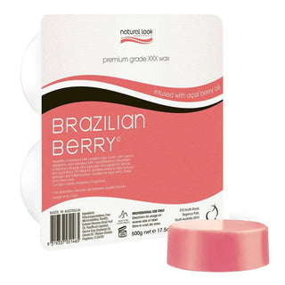 Natural Look Brazilian Berry Hot Wax - MV hair and beauty