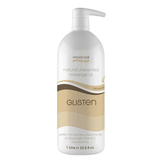 Natural Look Glisten Body Massage Oil Unscented - MV hair and beauty