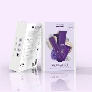 Natural Look Ice Blonde Silver Screen Anti-Yellow Hair Care Pack - MV hair and beauty