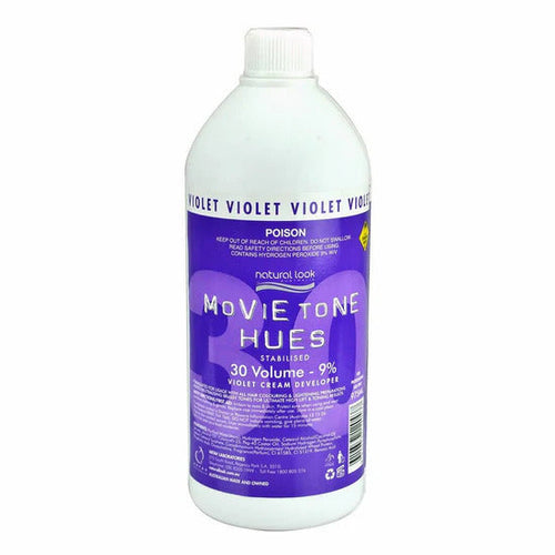 Natural Look Movie Tone Hues Violet Cream Peroxide 30 vol 975ml