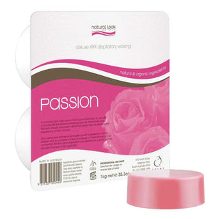 Natural Look Passion Delux Wax 1kg - MV hair and beauty
